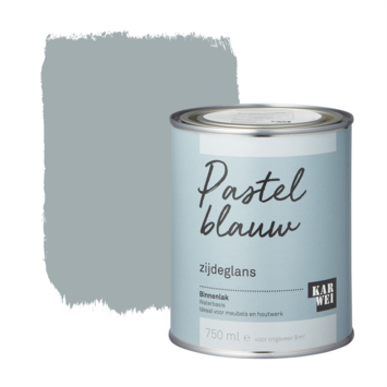 Karwei zijdeglans 750 ml pastel blauw kopen? binnenlak | Karwei