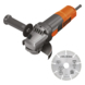 Black+Decker haakse slijper 125 mm BEG220A1-QS + diamantschijf