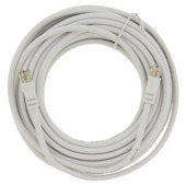Q-Link coax kabel RG59 met F-connector 10 meter wit