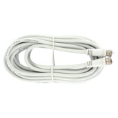 Q-Link coax kabel RG59 met F-connector 5 meter wit