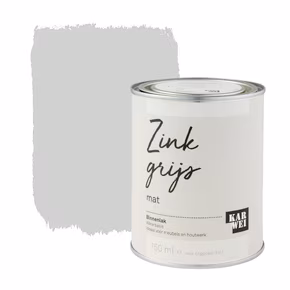 Karwei binnenlak mat zink grijs 750 ml