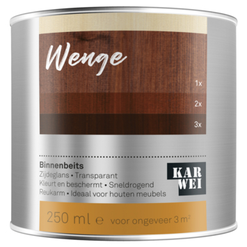 Champagne Bevestigen Kijker KARWEI binnenbeits wengé transparant 250 ml kopen? binnenbeits | Karwei