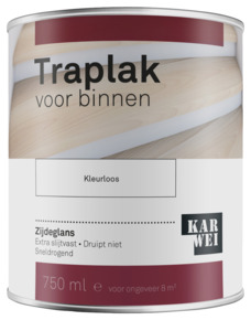 KARWEI traplak zijdeglans kleurloos 750 ml
