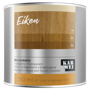 KARWEI binnenbeits transparant eiken 250 ml