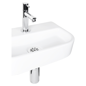 Differnz Fonteinset Ovale Small Wit Keramiek 38x24x7 cm