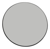 Spiegel Beau rond zwart 120 cm