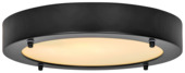 KARWEI PLAFONNIERE CERVO MAT ZWART 28CM