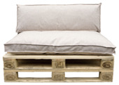 Palletkussen set Urban beige 120x80 cm