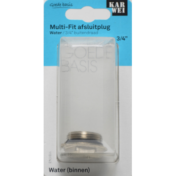 KARWEI Multi-Fit afsluitdop (binnendraad) 3/4"