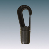 Patenthaak nylon voor elastiek 6-MM