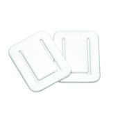 Sealskin Fix douchegordijnklemmen wit - 2 stuks