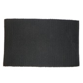 Le Noir & Blanc Braid badmat zwart 60 x 90 cm