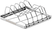 Barbecue rib rek houder roestvrij staal 