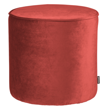 WOOOD Poef Sara hoog raspberry 46XØ46