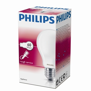 entiteit baard Ontoegankelijk Philips gloeilamp peer mat E27 60W schokbestendig kopen? | Karwei