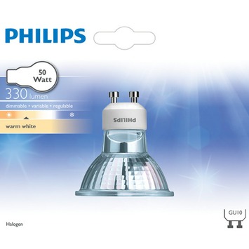 Situatie papier Mitt Philips halogeenspot reflector GU10 50W kopen? | Karwei