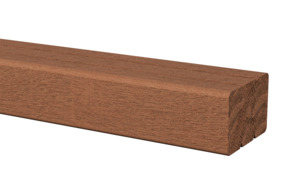 Tuinbalk Azobe hardhout geschaafd ca. 4,4 x 6,7 cm, lengte ca. 210 cm