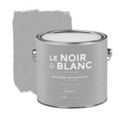 Le Noir & Blanc muurverf betoneffect steel grey 2,5 liter