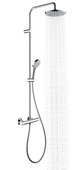 Hansgrohe douchesysteem Vernis Blend 200 met thermostaatkraan chroom