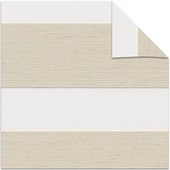 Kleurstaal KARWEI duo rolgordijn lichtdoorlatend zand linnen (kleurnr. 21091)