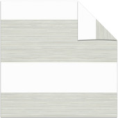 Kleurstaal KARWEI duo rolgordijn lichtdoorlatend wit/grijs gemêleerd (kleurnr. 4404)