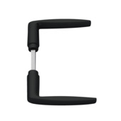 AXA Deurkrukset Curve voor binnendeur zwart