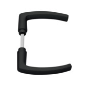 AXA Deurkrukset Blok voor binnendeur zwart