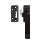 AXA Raamsluiting design met nok rechts zwart