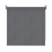 Decosol rolgordijn velvet verduisterend grijs (kleurnr. 5869) 150x190 cm (bxh)