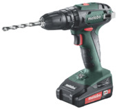 Metabo 18V accu klopboormachine SB18 + 2 accu's 2.0Ah