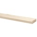 Lat grenen D-vorm 12,5x42,5 mm lengte 210 cm