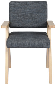 KARWEI Eetkamerstoel Yves naturel antraciet