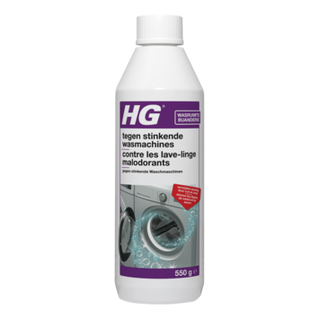 HG stinkende wasmachine reiniging