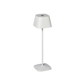 Konstsmide tafellamp Capri wit incl. dimmer en usb oplader
