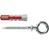 Fischer Universeelplug DuoPower 10x50mm met schroefoog 2 stuks