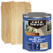 CetaBever Snelbeits Gevel & Kozijn zijdemat transparant blank 750 ml