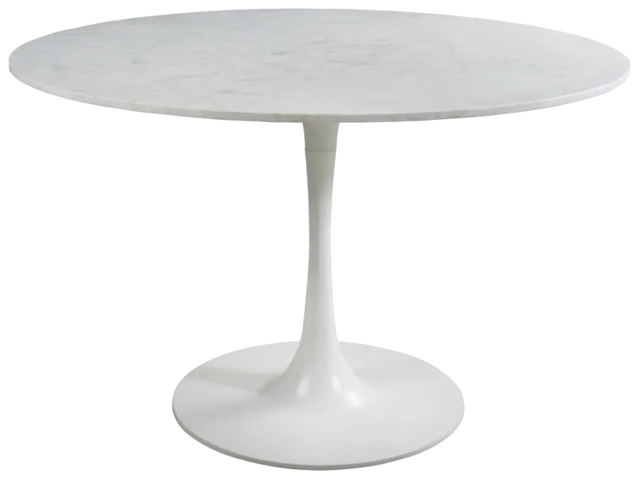 Eettafel Dene marmer wit