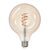 Handson LED 125mm globe E27 4W=15W 135LM smoke