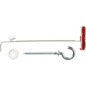 Fischer Hollewandplug DuoTec 10 mm met schroefhaak 2 stuks