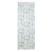 Sealskin Douchegordijn Retro Blue 180x200 cm
