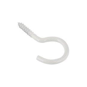 KARWEI Schroefhaken wit 2,3mm - 30mm 6st.