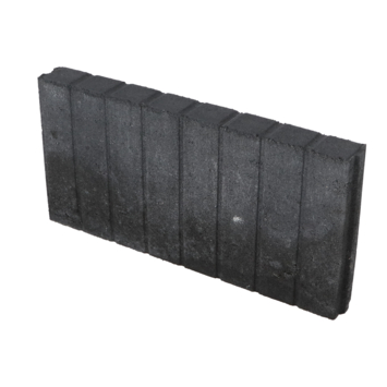 Palissade Beton Zwart 50x25x6 cm - 24 Stuks