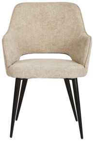 KARWEI eetkamerstoel Puck gestoffeerd beige