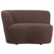 WOOOD fauteuil Stone links bruin