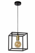 Lucide hanglamp Ruben zwart 22x22 cm (lxb)