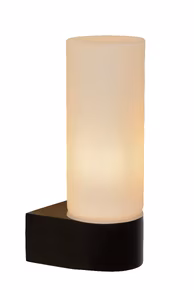 Lucide badkamer wandlamp 1-lichts Jesse IP44 zwart