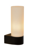 Lucide badkamer wandlamp 1-lichts Jesse IP44 zwart