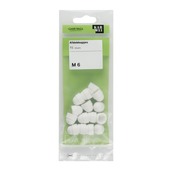KARWEI afdekkapje M6 wit (15 stuks)