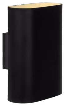 Lucide spot Ovalis zwart