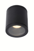 Lucide badkamer spot Aven IP65 zwart rond